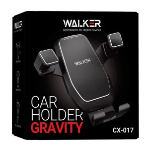 Автодержатель WALKER CX-017 Gravity black - 915285