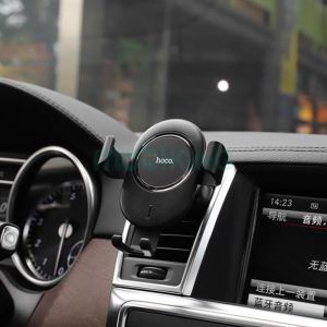 Автодержатель c бездротовою зарядкою Hoco CW17 Чорний - 561288 Автодержатель c бездротовою зарядкою Hoco CW17 Чорний - 561288