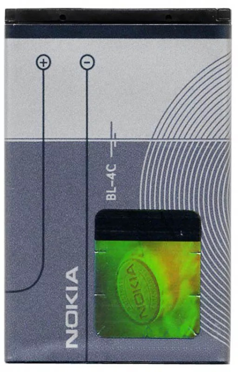 Аккумулятор для Nokia BL-4C 860 mAh - 112615