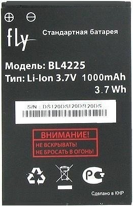 Аккумулятор для Fly BL4225 DS107 Li-Ion 1000mAh, Оригинал - 524223