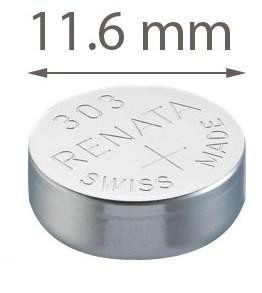 Батарейка часовая Renata 303, V303, SR44, SR44SW, SR1154SW - 538934 Батарейка часовая Renata 303, V303, SR44, SR44SW, SR1154SW - 538934