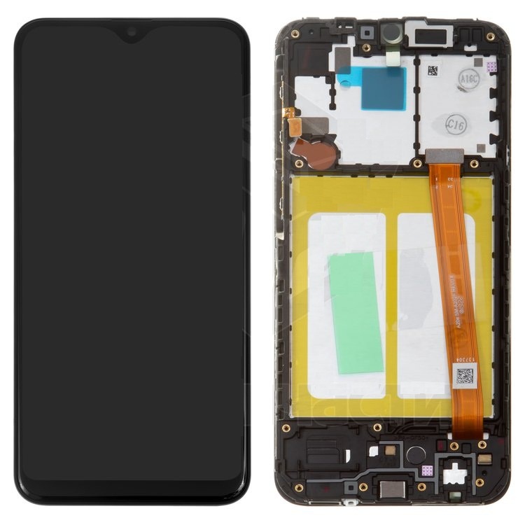 Дисплей для Samsung A202F, Galaxy A20e с сенсором и рамкой Черный Оригинал GH82-20229A - 559302