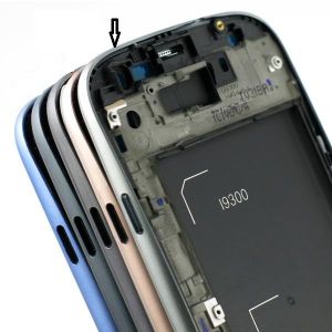 Рамка дисплея Samsung i9300 Galaxy S3 сріблястий - 560593 Рамка дисплея Samsung i9300 Galaxy S3 сріблястий - 560593