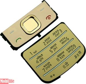 Клавіатура (кнопки) Nokia 6700 Classic gold - 502959