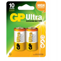 Батарейка GP C LR14 ULTRA Plus 2шт Цена за 1 елемент. 14AUP-U2