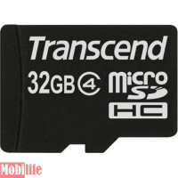 Карта памяти Transcend 32 Gb microSDHC Class 4 TS32GUSDC4