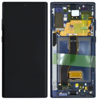 Дисплей Samsung N975 Galaxy Note 10 Plus с сенсором и рамкой Синий Оригинал