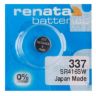 Батарейка часовая Renata 337, V337, SR416SW - 538935