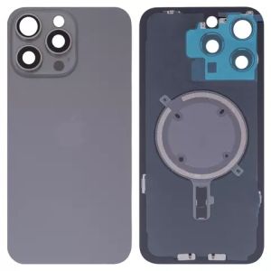 Задняя крышка Apple iPhone 15 Pro Max, с стеклом камеры, Natural Titanium - 919053