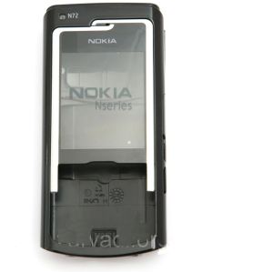 Корпус Nokia N72 Черный - 201390