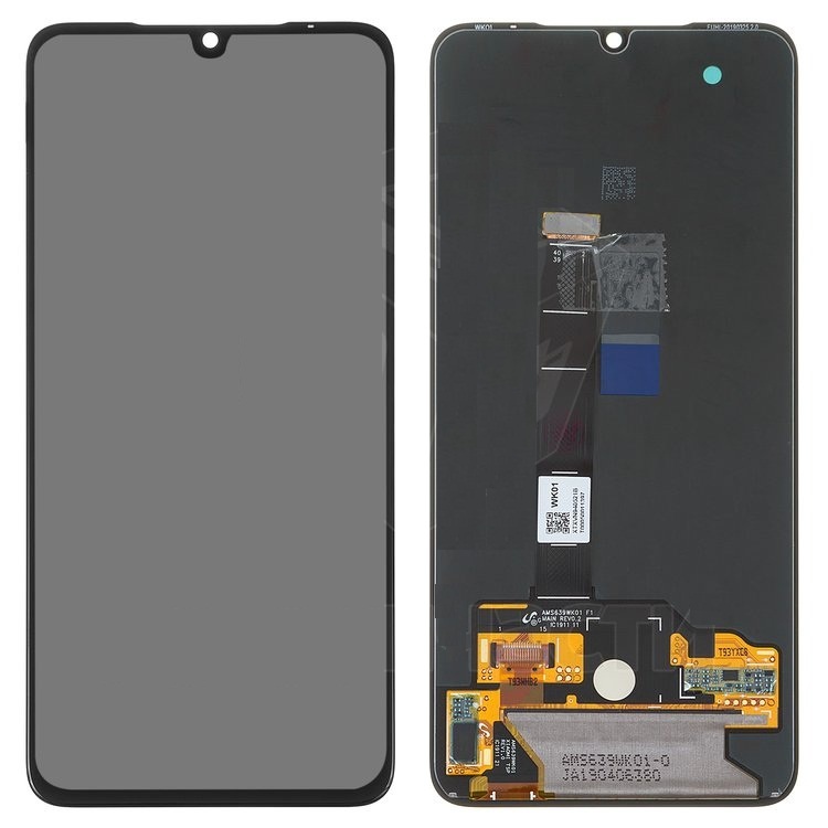 Дисплей для Xiaomi Mi9 с сенсором Черный (OLED) - 558511