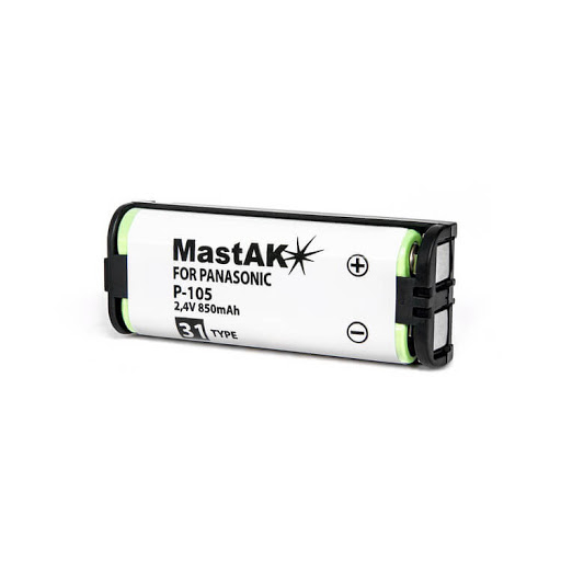Аккумулятор Mastak для Panasonic KX-A36-29 HHR-P105 3,6v 850mAh TYPE 31 - 561391