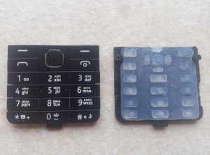 Клавіатура (кнопки) Nokia Asha 220 Чорна - 541917