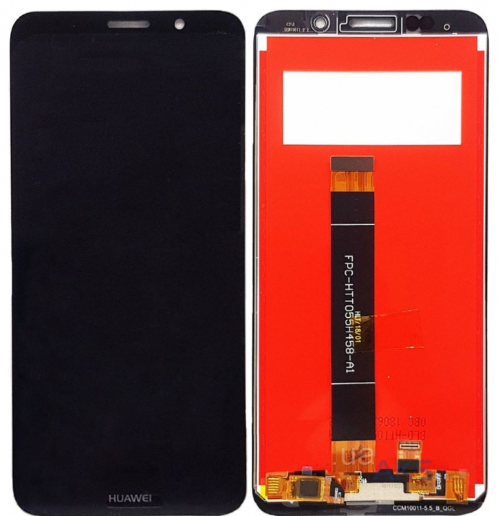 Дисплей Huawei Y5P 2020 року, Honor 9S (DRA-LX9, DUA-LX9) з сенсерія чорний - 563679