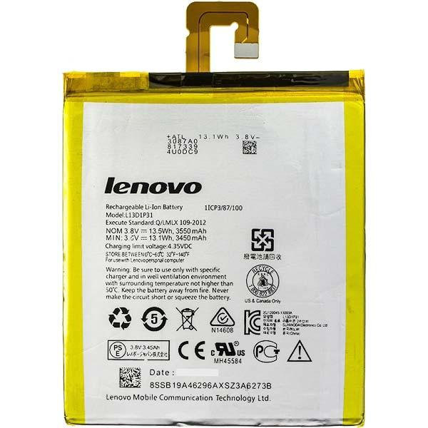 Аккумулятор для Lenovo L13D1P31 A3500, S5000, A7-10 3550mAh - 546560