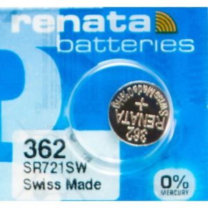 Батарейка часовая Renata 362, V362, D362, SR721SW, SR58, 601 - 538937 Батарейка часовая Renata 362, V362, D362, SR721SW, SR58, 601 - 538937