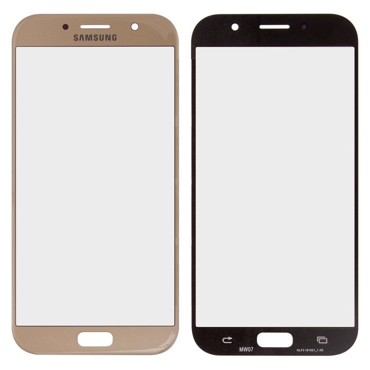 Скло дисплея для ремонту Samsung A720 Galaxy A7 Золото - 551130