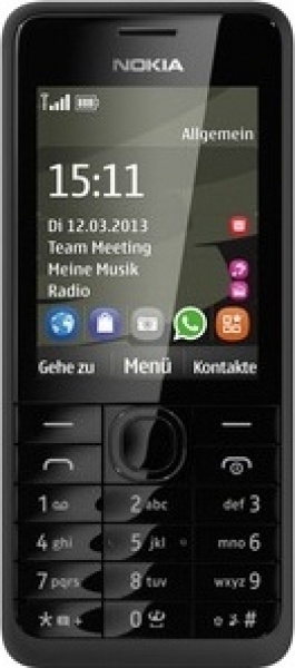 Nokia 301 Black - 