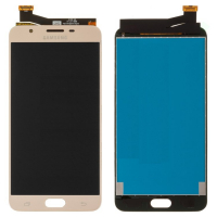 Дисплей для Samsung G610 Galaxy J7 Prime, SM-G610 Galaxy On Nxt с сенсором Золотистый оригинал GH96-10290A