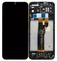 Дисплей Samsung M146B Galaxy M14 5G 2023 с сенсором и рамкой, черный