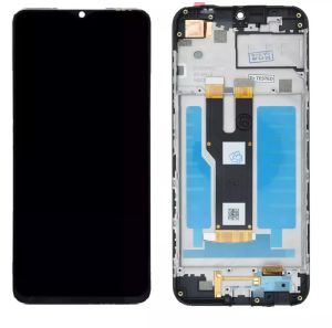Дисплей ZTE Blade A73 4G, с сенсором и рамкой, черный - 922043