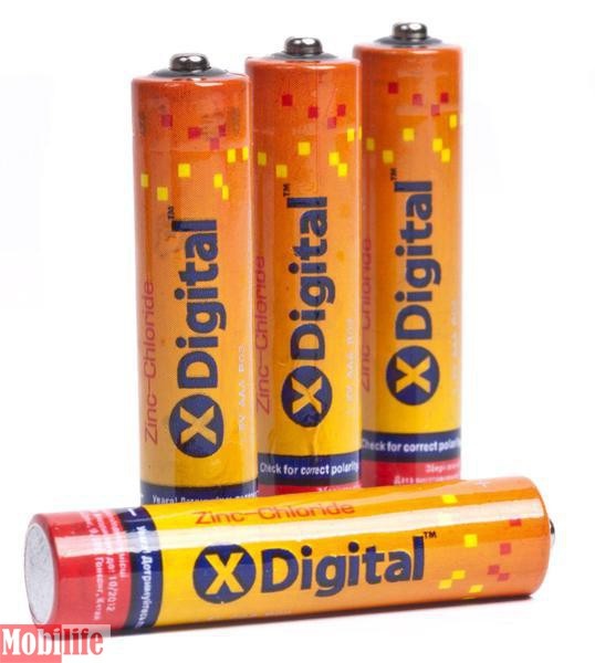Батарейка X-Digital AA LR06 Longlife коробка 4шт. Ціна 1шт - 511235