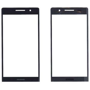 Скло дисплея для ремонту Huawei Ascend P6 чорне - 553332