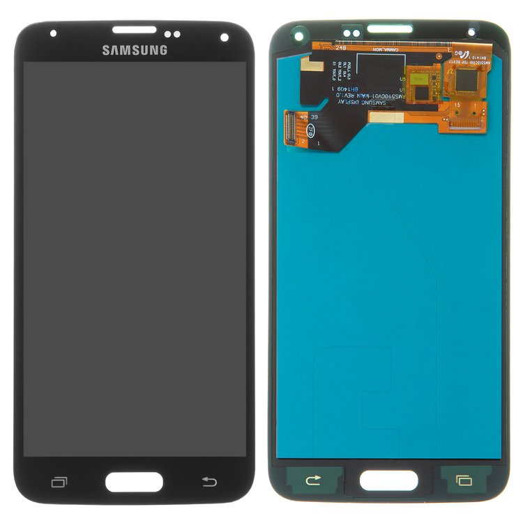 Дисплей для Samsung G900A Galaxy S5, G900F, G900H, G900I, G900T с сенсором черный (Oled) - 563380