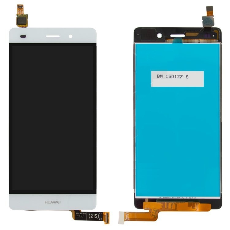 Дисплей для Huawei Ascend P8 Lite с сенсором Белый (BTL507212-W749L, MCF-050-2026-V5) - 557519