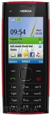 Nokia X2-00 Black Red - 