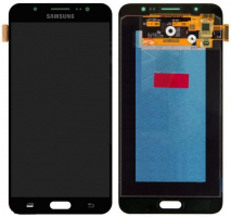 Дисплей Samsung J710H Galaxy J7 2016, J710F, J710FN, J710M з сенсором Чорний (Oled)