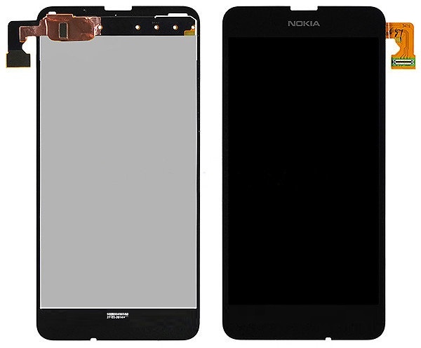 Дисплей для Nokia Lumia 630 Dual Sim, 635 Lumia с сенсором черный Original - 542318