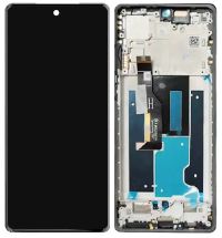 Дисплей Motorola XT2429 Moto Edge 50 Fusion с сенсором и рамкой, Blue (OLED)