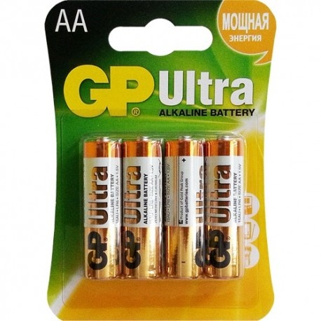 Батарейка GP AA LR06 ULTRA 5шт Цена упаковки. - 533098