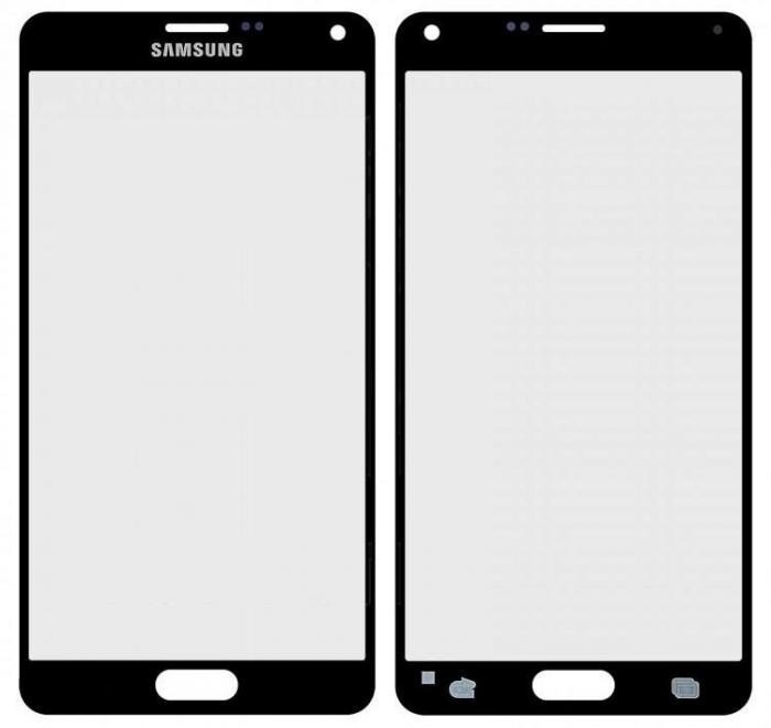Стекло дисплея для ремонта Samsung N910H, N910F Galaxy Note 4 черный - 544667