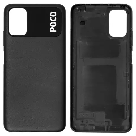 Задняя крышка Xiaomi Poco M3 Черный - 564572