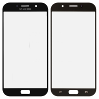 Стекло дисплея для ремонта Samsung A720 Galaxy A7 Черный