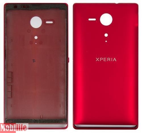 Корпус Sony C5302 M35h Xperia SP, C5303 M35i Xperia SP красный - 534286