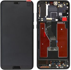 Дисплей для Huawei P20 Pro (CLT-L29, CLT-L09) с сенсером и рамкой Черный Оригинал - 566064