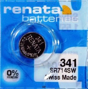 Батарейка часовая Renata 341, V341, SR714SW, 627 - 538941