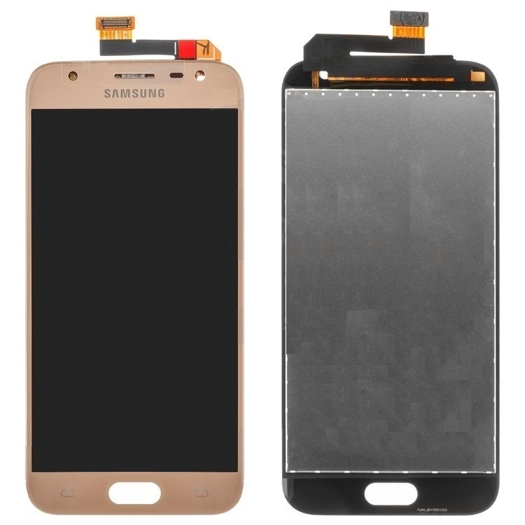 Дисплей Samsung J330 Galaxy J3, J330H 2017 року з сенсором золотистий Оригінал - 552836