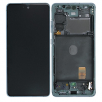 Дисплей для Samsung G780F Galaxy S20 FE 2020 с сенсором и рамкой Синий Оригинал GH82-24220A, GH82-24219A
