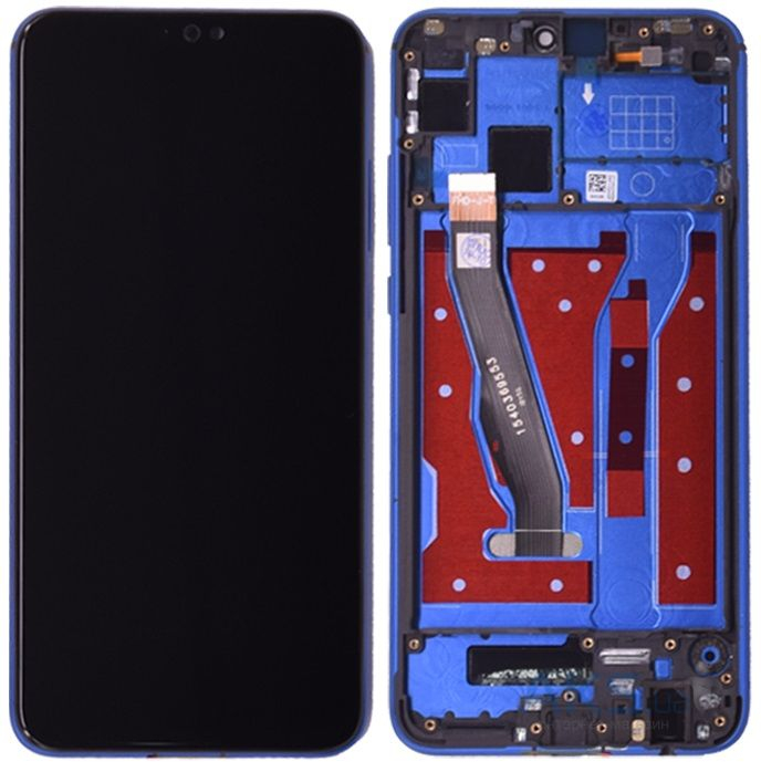 Дисплей для Huawei Honor 8X JSN-L21 с сенсором и рамкой Синий - 565769
