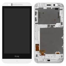Дисплей для HTC Desire 510 с сенсором и рамкой Белый (Оригинал) - 546770