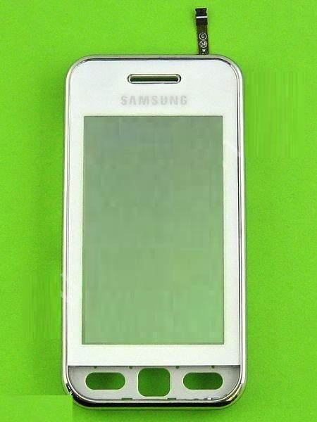 Тачскрин Samsung S5230 Star с передней панелью белый