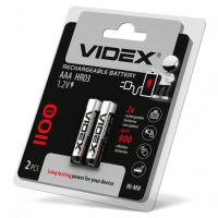 Аккумулятор Videx AAA R03 Ni-MH 1100 mAh 2шт Цена за 1 елемент