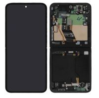 Дисплей Samsung F761 Z Flip7 FE (2025) с сенсором и рамкой, black, оригинал