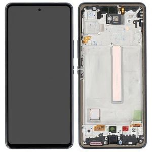 Дисплей Samsung A536 Galaxy A53 (2022) с сенсором и рамкой черный оригинал GH82-28024A - 908524