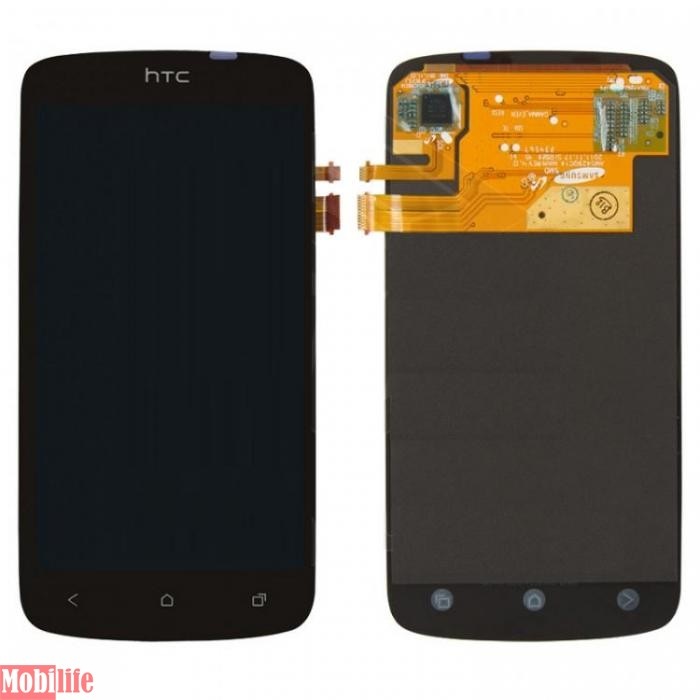 Дисплей для HTC G25, Z320e One S, Z520e One S, Z560e One S с сенсором черный Оригинал - 536992