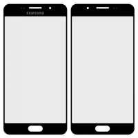 Стекло дисплея для ремонта Samsung A5100 Galaxy A5 (2016), A510F, A510FD, A510M, A510Y черный